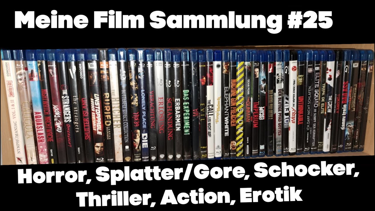 Meine Film Sammlung #25 I Horror, Splatter/Gore, Schocker, Thriller, Action, Erotik I