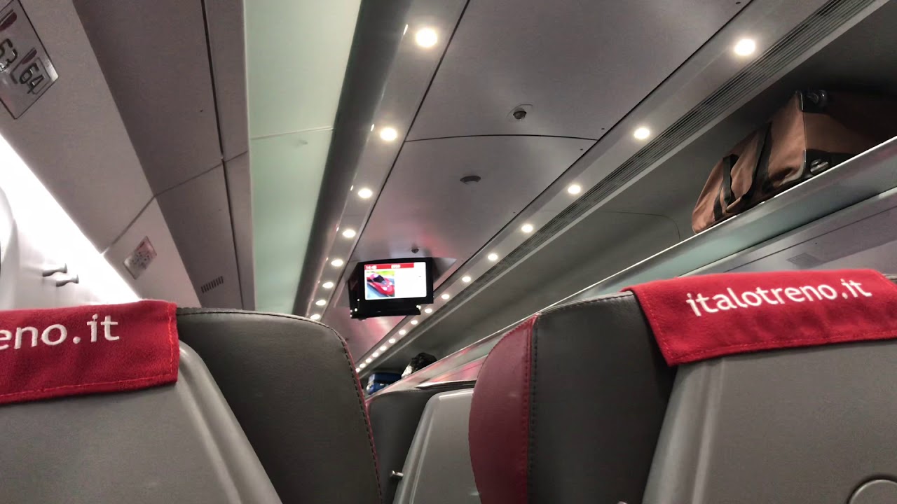 Annuncio treno Italo 8959 partenza dalla stazione di brescia e diretto a Roma termini