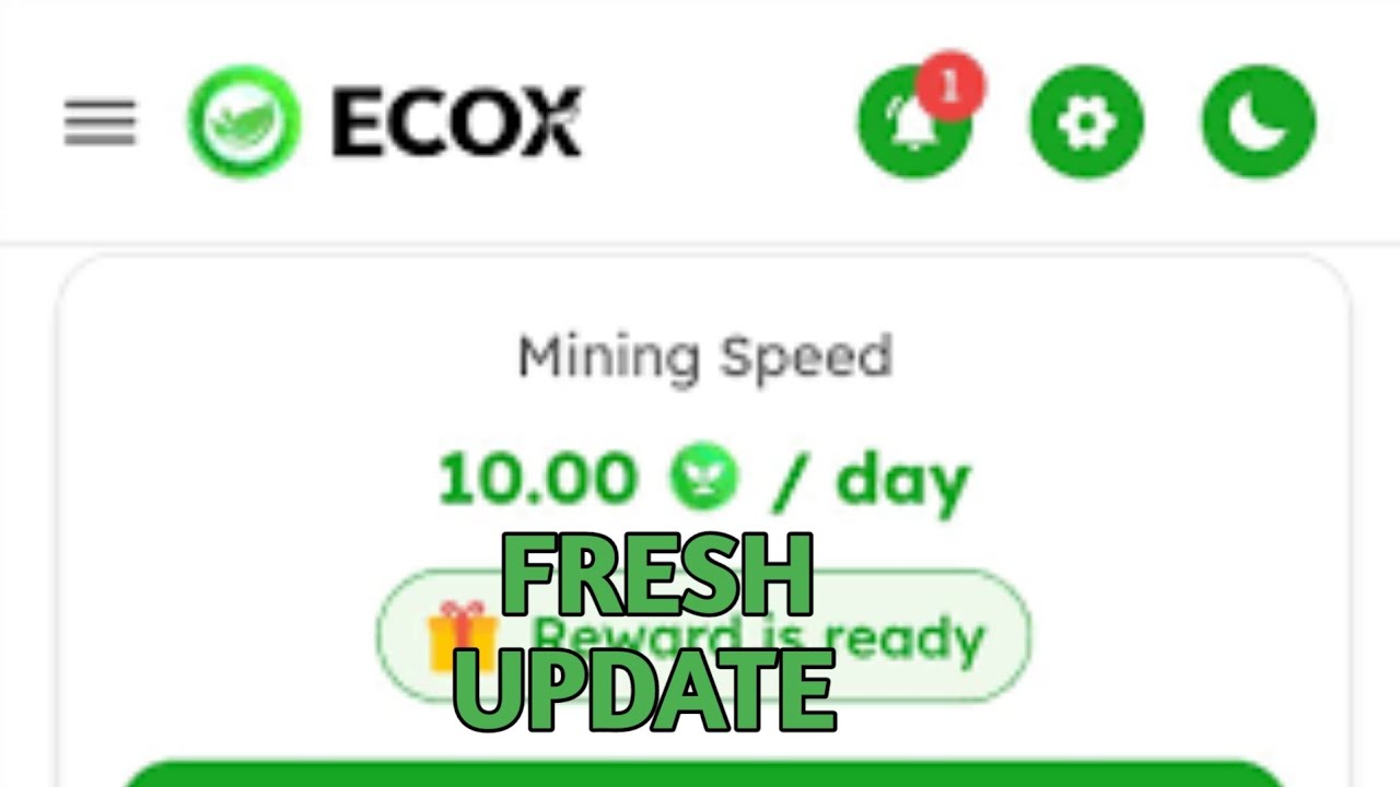 FRESH UPDATE: ECOX MINING 