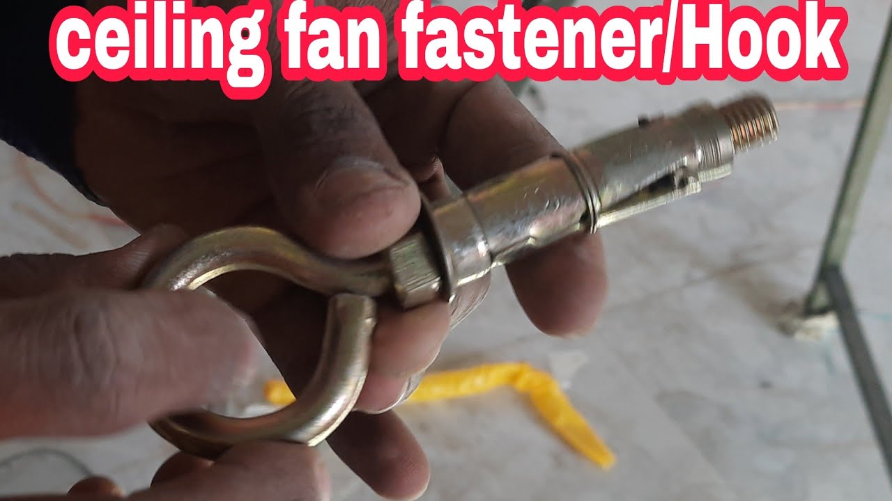 Ceiling Fan Fastener Lagana Sikhe Asani Se | सीलिंग फैन का हुक कैसे लगते है देखे इस वीडियो में