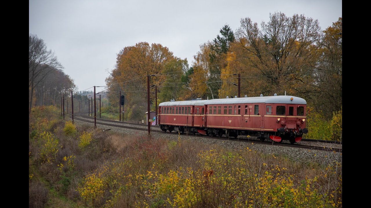 Nordsjællands Veterantog - NSB BM 86 28 til Nyborg - November 2022