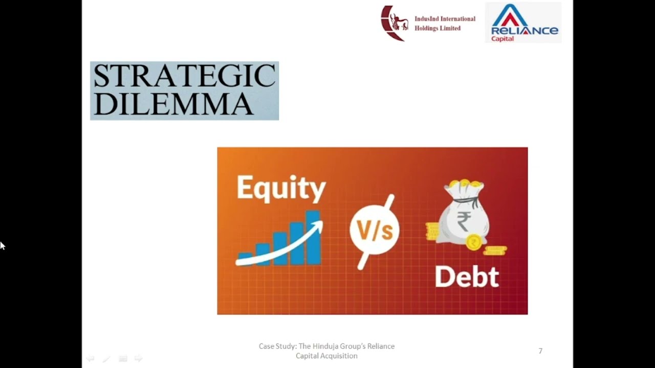 Case Study - Finance - IIHL - Reliance Capital Acquisition