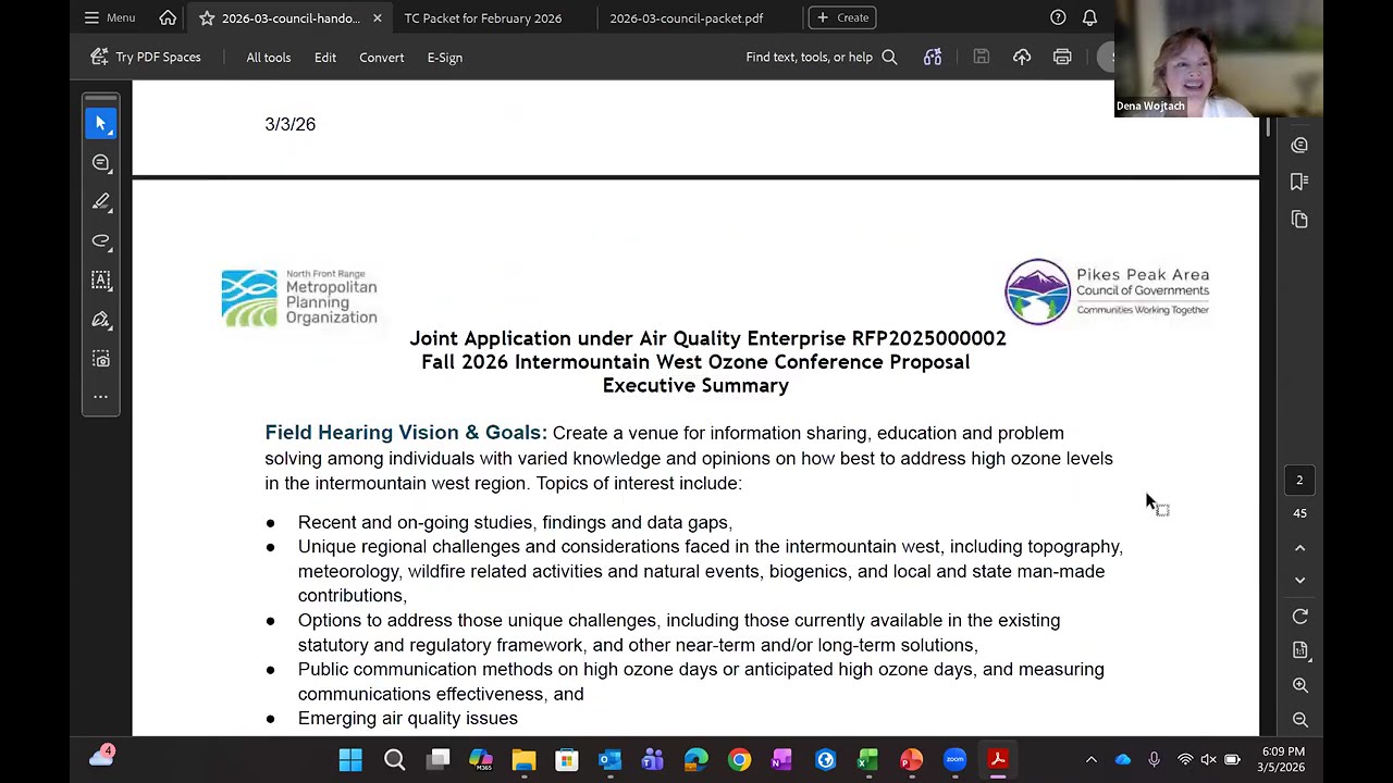 NFRMPO Planning Council Meeting - March 5, 2026