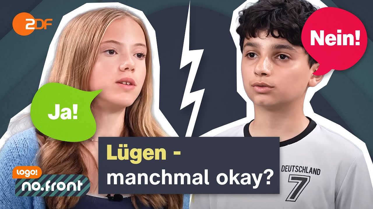 L&uuml;gen &ndash; manchmal okay oder geht gar nicht? | logo! no.front | Sch&uuml;ler-Debatte
