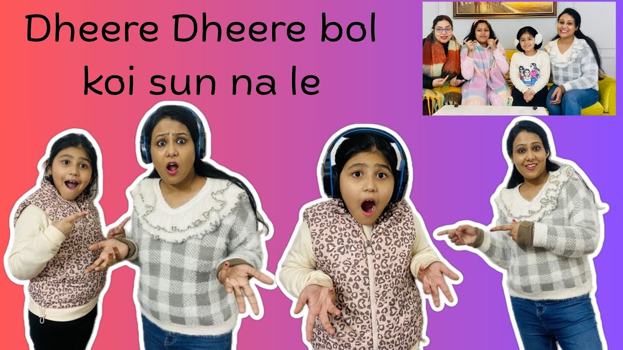 Bol Kya Rahe Ho? 😜 | Vanya Headphone Challenge with Family | Without mobile |