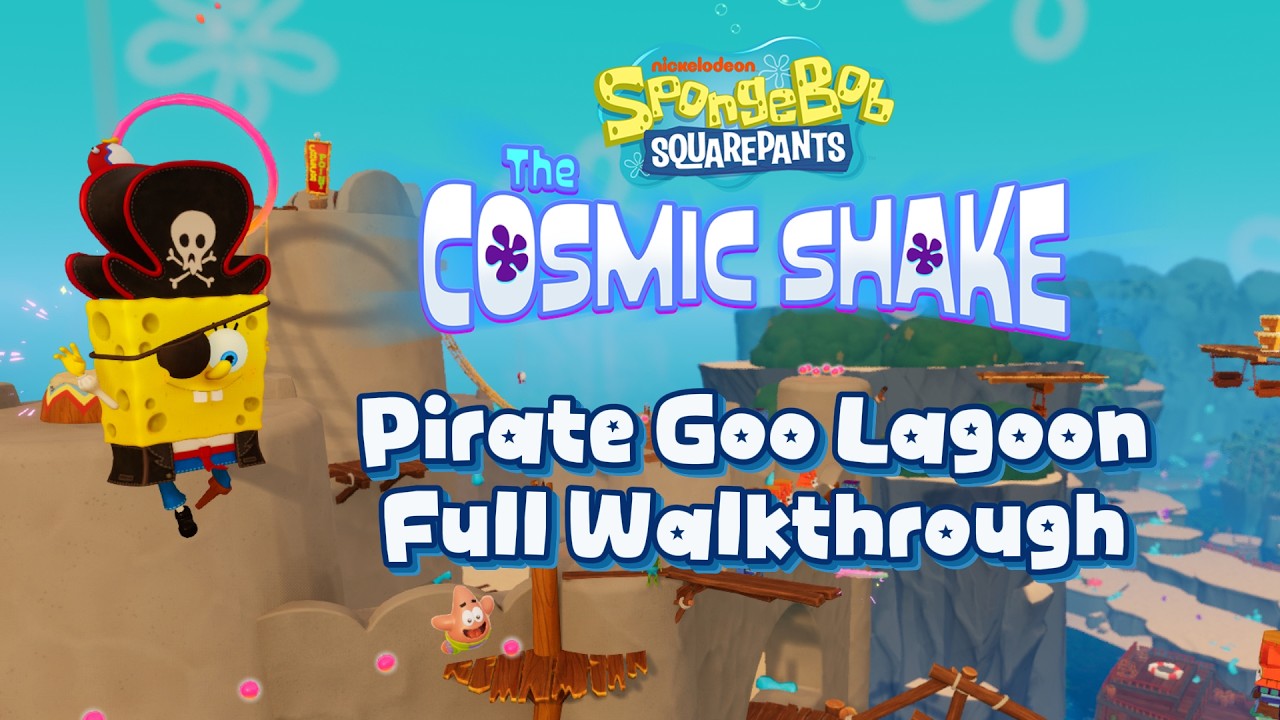 Pirate Goo Lagoon – 100% All Collectibles & Full Story | SpongeBob Cosmic Shake