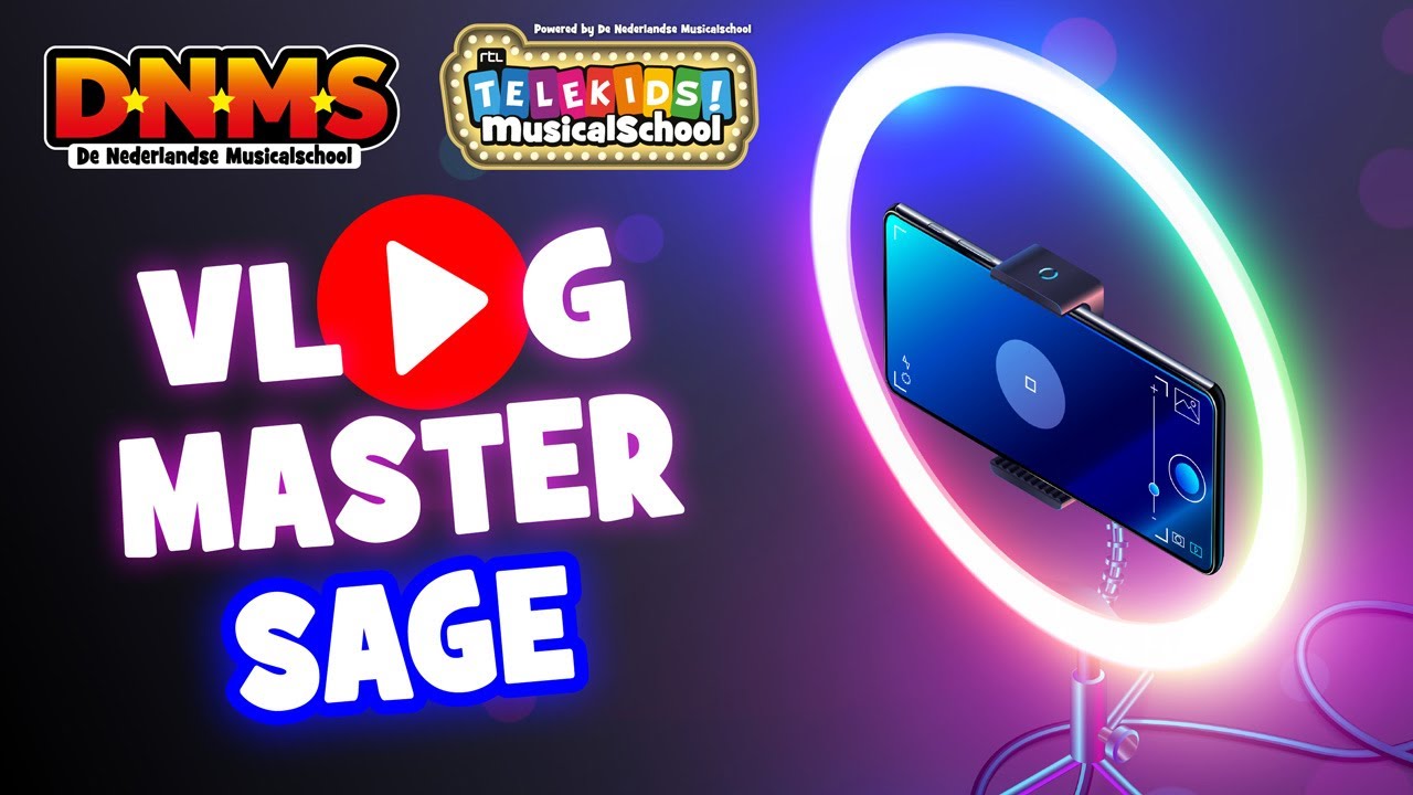 Telekids Musicalschool - Sage vlogt over de hoofdrollenrepetitie van Nooit Gedacht Land