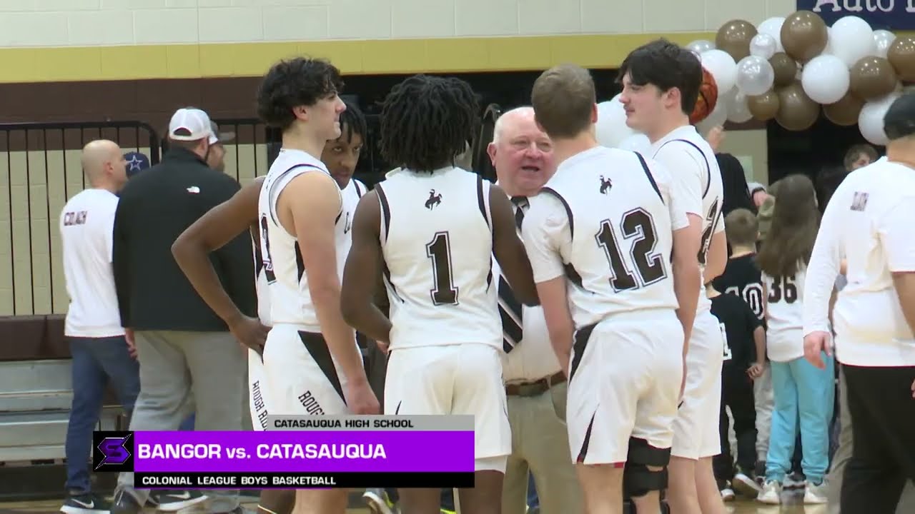 Colonial League Boys Basketball - Bangor vs Catasauqua