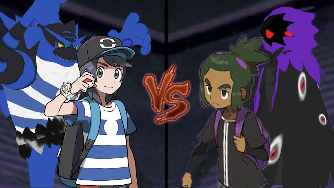 Pokemon Characters Battle: Elio Vs Dark Hau (Incineroar Battle Bond)