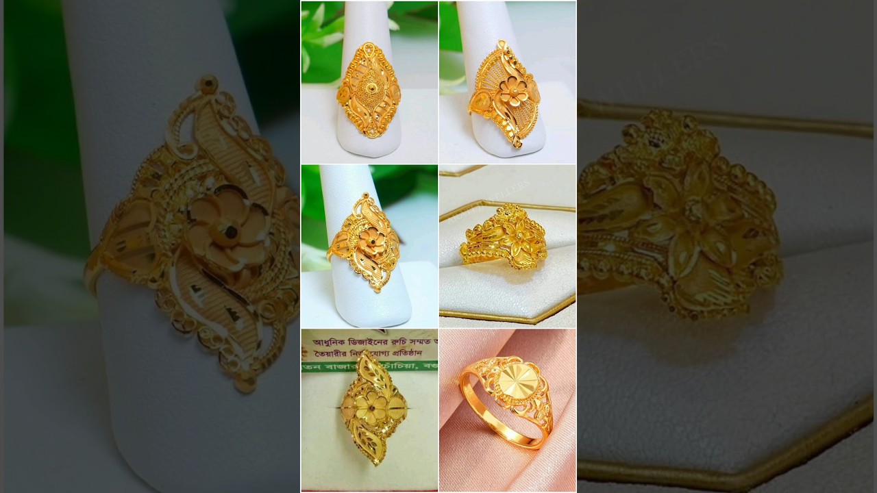 1 gram gold finger ring designs #shorts #ringdesign #goldring #latestdesignsbyruhi