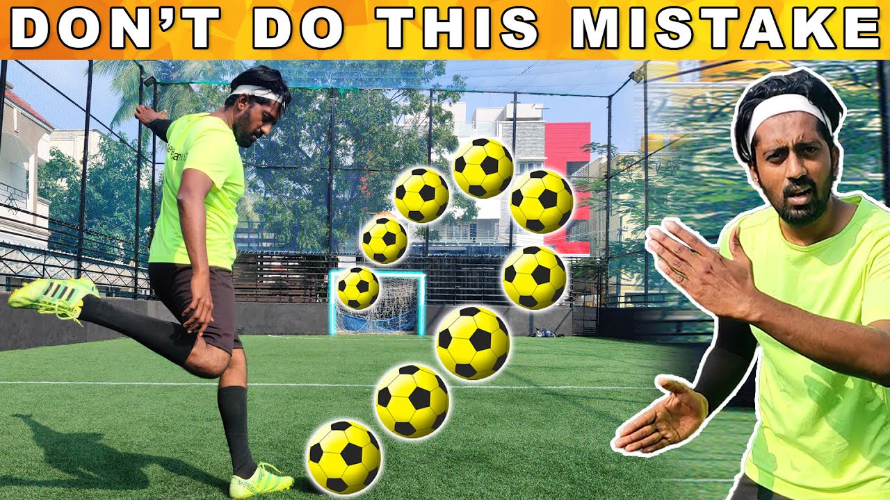 How to Curl Kick a Football | Step By Step Tutorial in Tamil | PRSOCCERART
