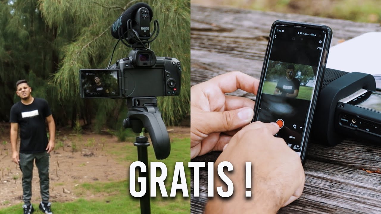 Como CONECTAR un CELULAR a tu CAMARA CANON GRATIS !
