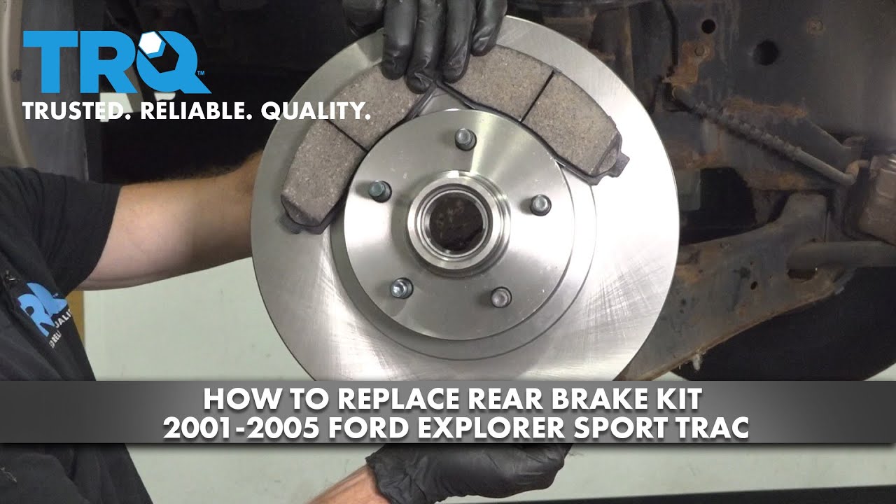 How to Replace Rear Brakes 2001-2005 Ford Explorer Sport Trac