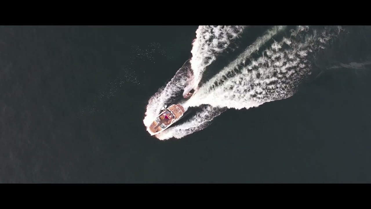 Wakesurfing in Lake Geneva | DJI Air 2S