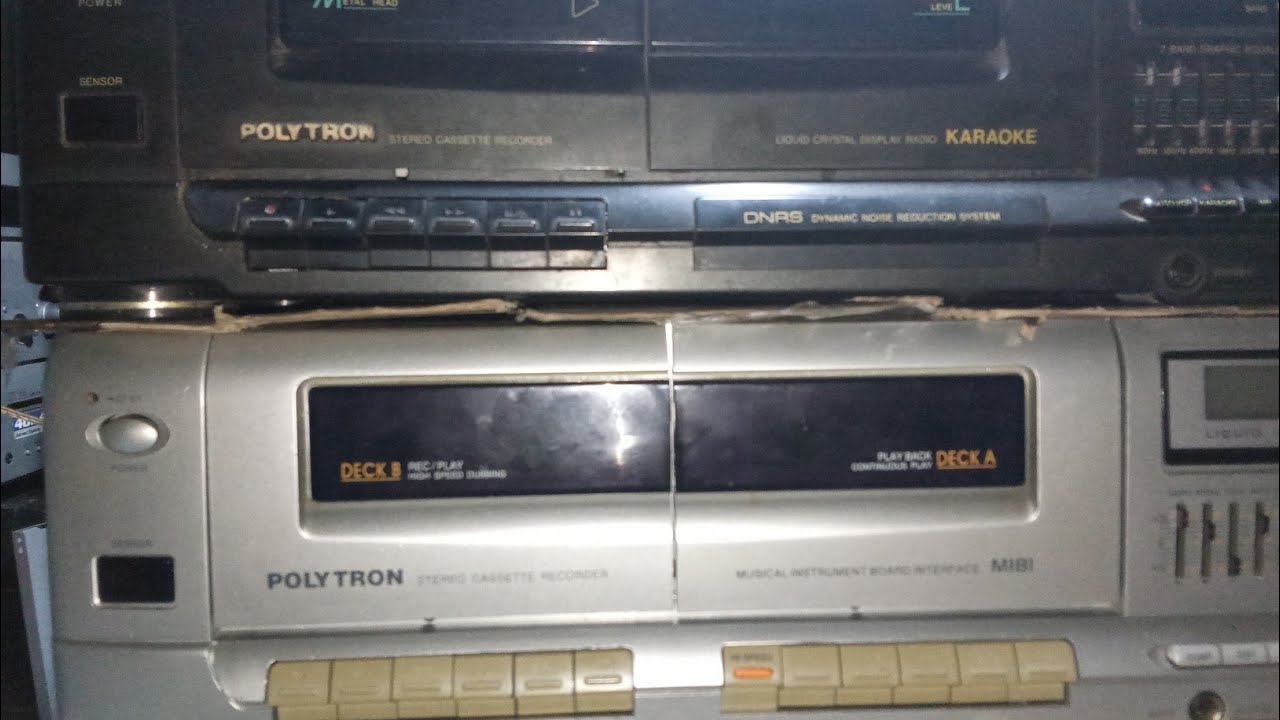 Tape Deck Player Polytron Bigband Suara Gemerosok
