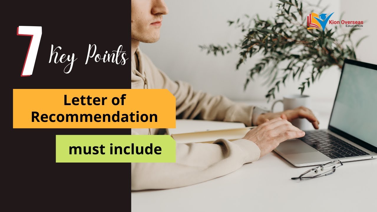 How to write Letter of Recommendation for University| LOR Assistance - Canada| Kion Overseas