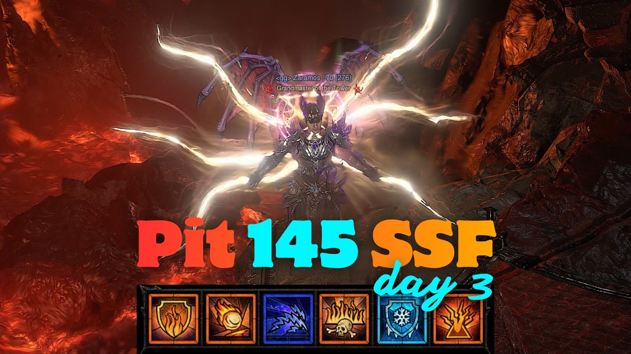 Best Season 15 Pushing Build: MeteorWall T145 Pit | SSF Grandmaster Sorcerer Diablo 4