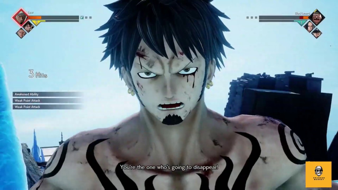 Jump Force - Trafalgar Law All Awakening & Ultimate Moveset New DLC