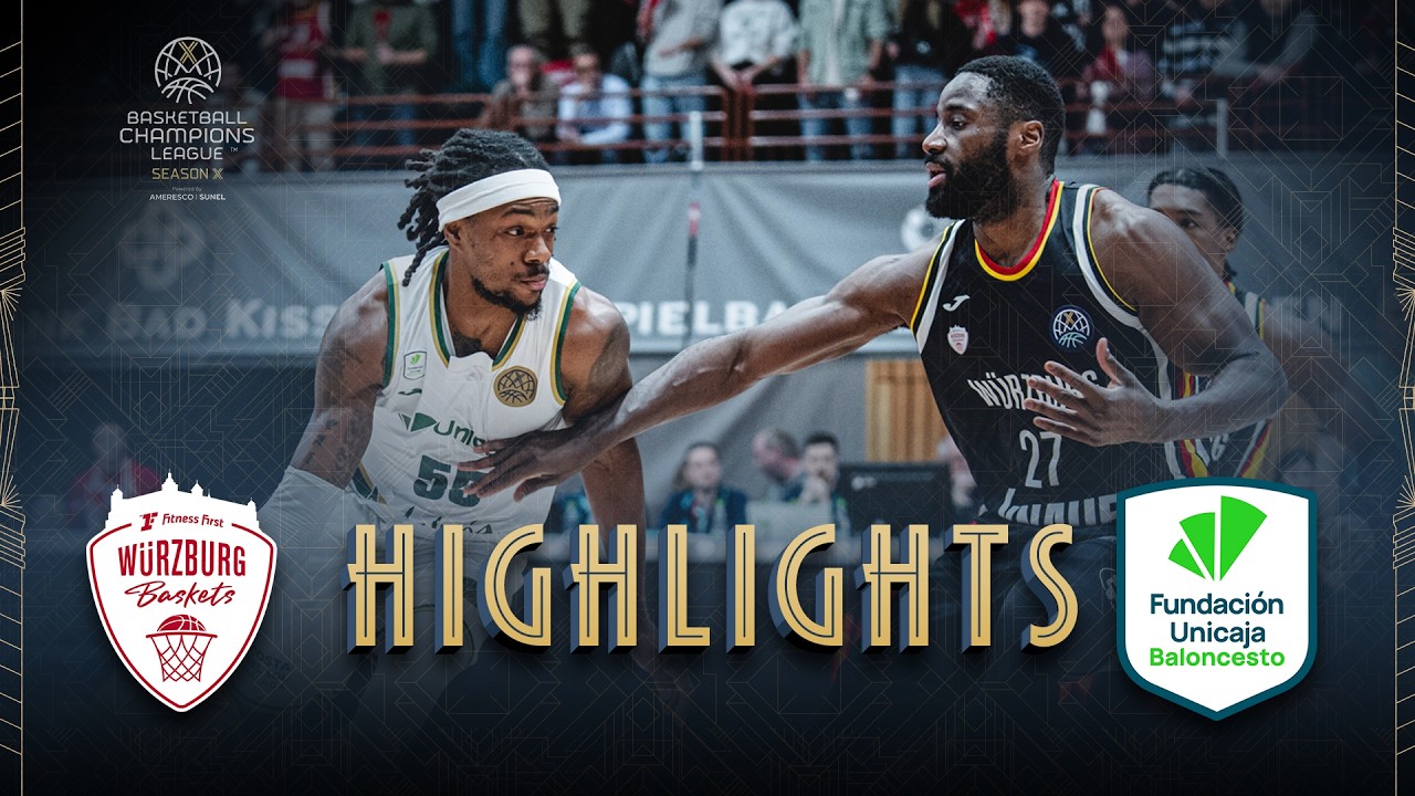 Fitness First Wurzburg Baskets v Unicaja | Round of 16 | Highlights | #BasketballCL 2025-26
