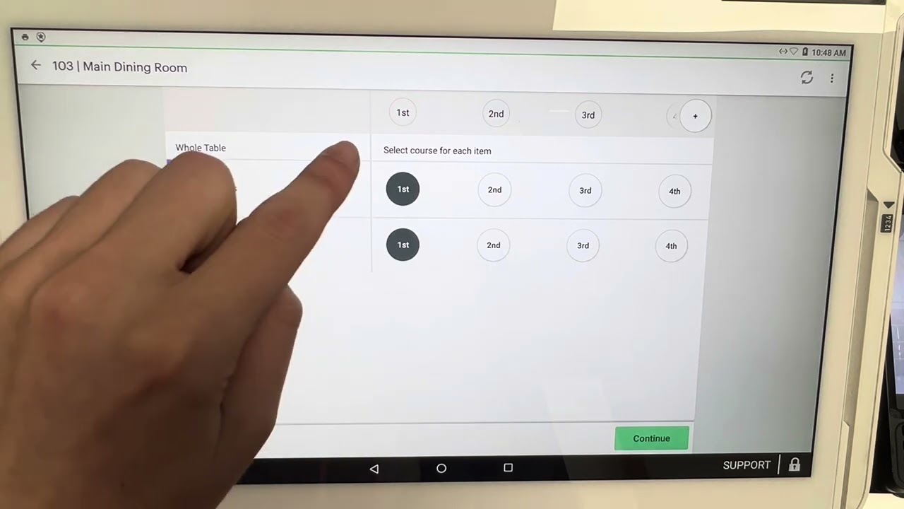 Clover POS - How to set up coursing on Clover POS