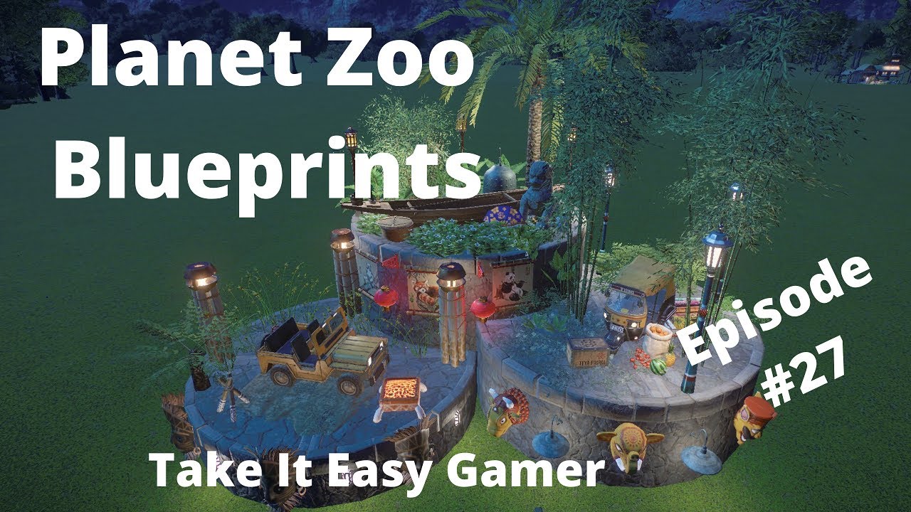 Planet Zoo -  Steam Workshop Blueprints 27 - Great Build Ideas