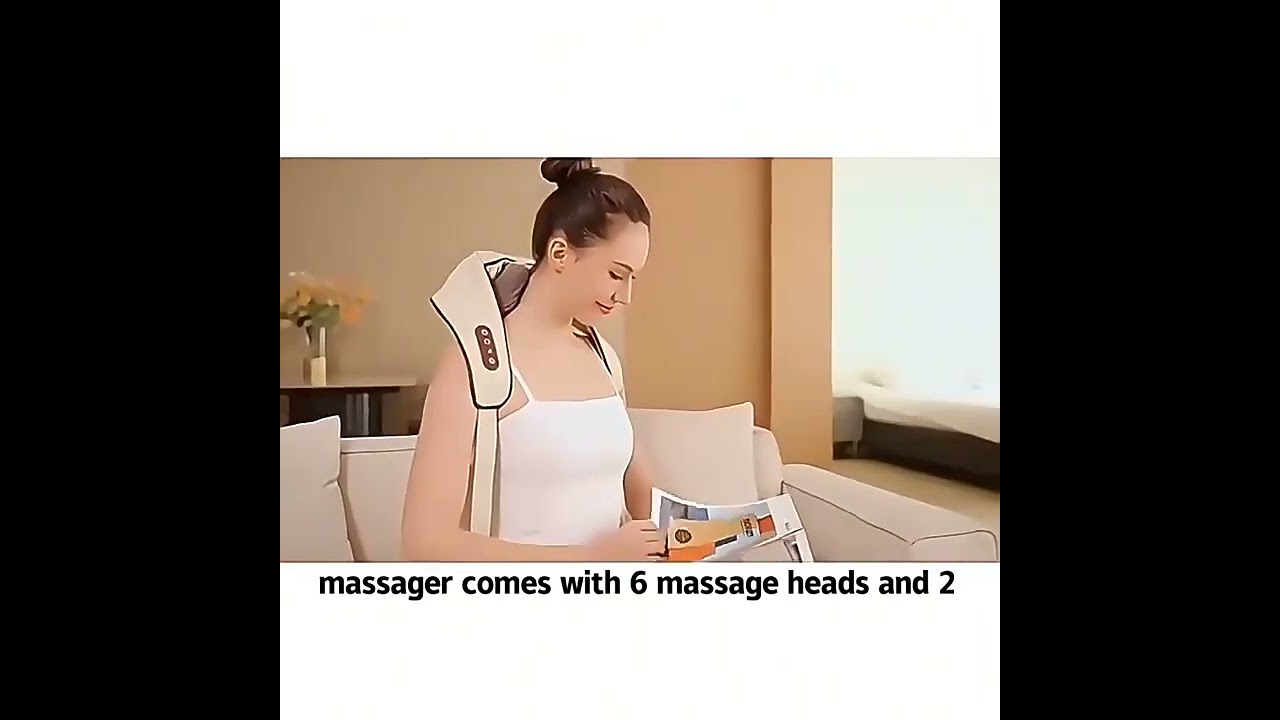#Mini Shiatsu Neck Massager  # Shoulder Neck Massager with Heat for Pain Relief Deep Tissue