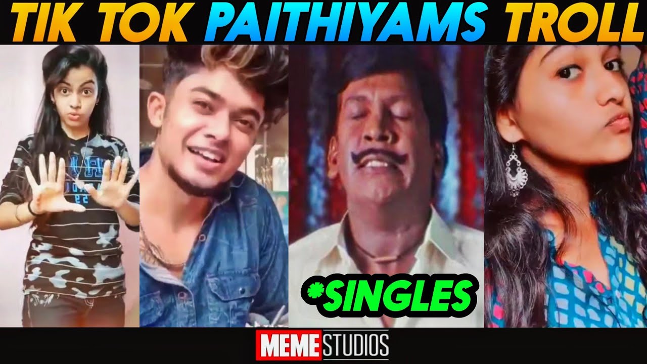 Tik Tok Troll|TikTok Paithiyams Troll|Ms|Meme Studios|Re-Uploaded| #Tiktok #Roposotroll #Reelstroll