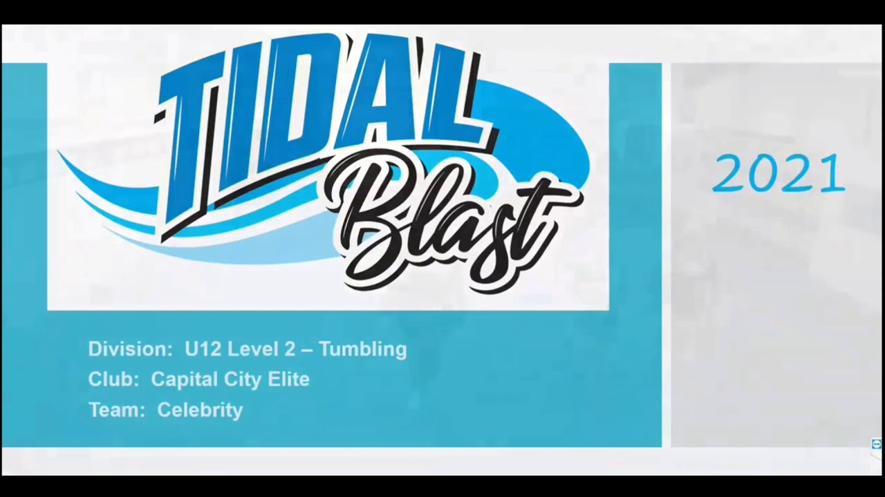 Tidal Blast Virtual Competition- Celebrity 2021
