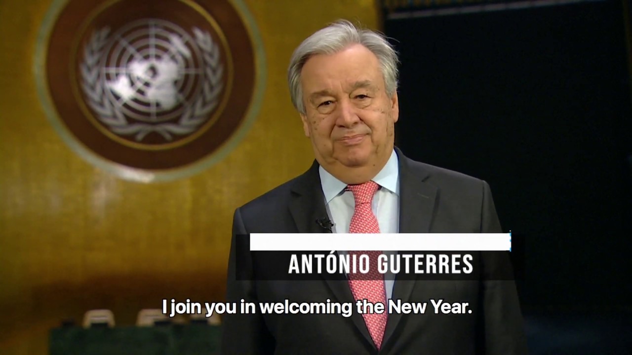 UN Secretary-General&rsquo;s 2020 New Year&rsquo;s Message