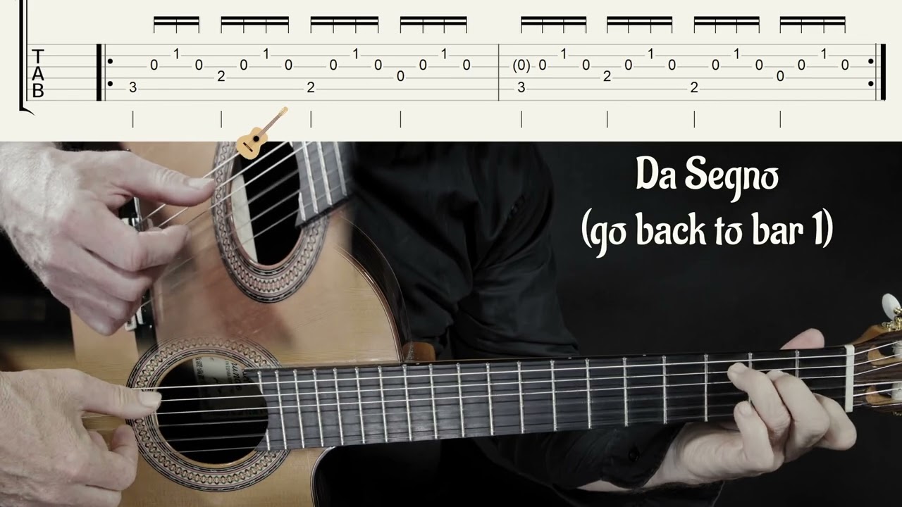 Je l'aime à mourir-free guitar TAB on screen -Francis Cabrel-fingerstyle guitar cover by soYmartino