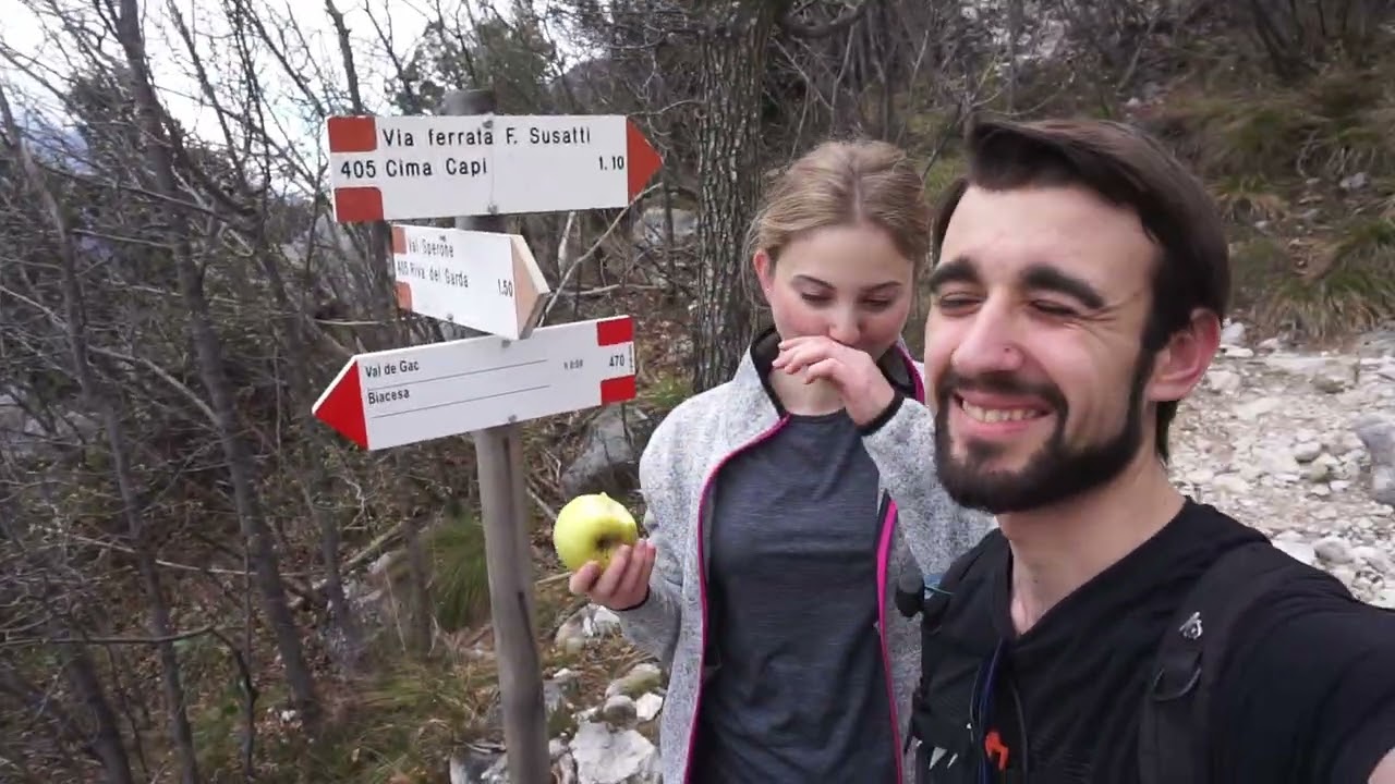 CIMA CAPI - Ferrata F. Susatti sul LAGO DI GARDA