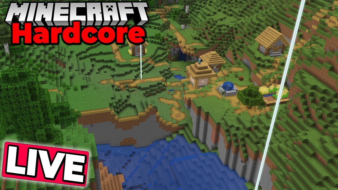 Plains village? NO! River Village! Day 8,600+ Hardcore Minecraft 1.21.4 survival