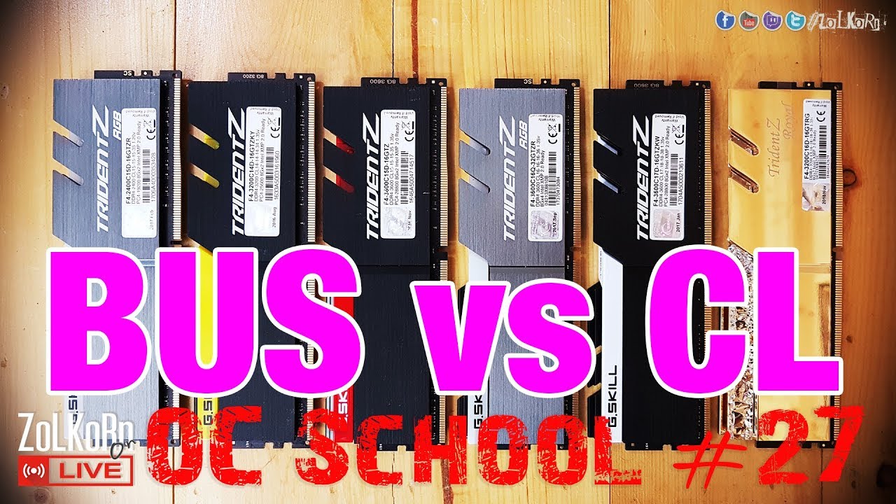 OC School EP#27 - บัสแรม vs ไทมิ่งแรม (CL) อะไรสำคัญกว่ากัน อะไรทำให้แรงกว่ากัน ?