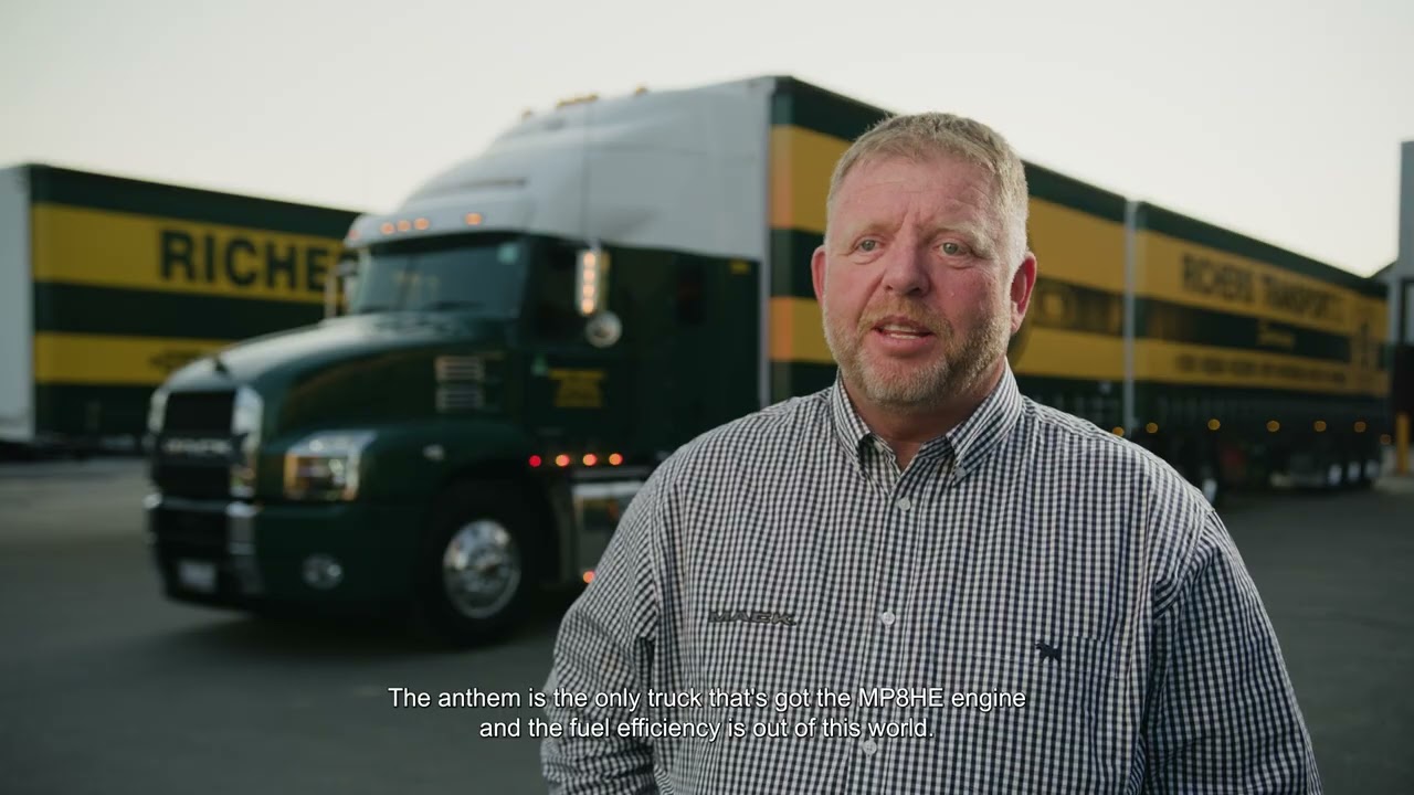 Richers Transport trust the Mack Anthem MP8 HE to deliver.