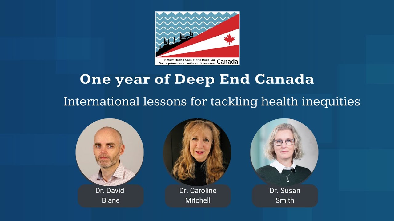 One year of Deep End Canada: International lessons for tackling health inequities