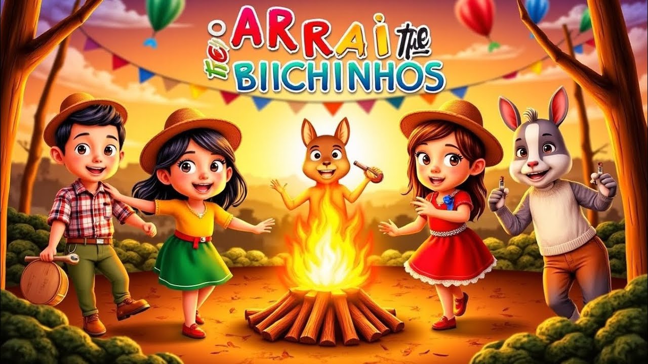 Vamos festejar com os bichinhos
