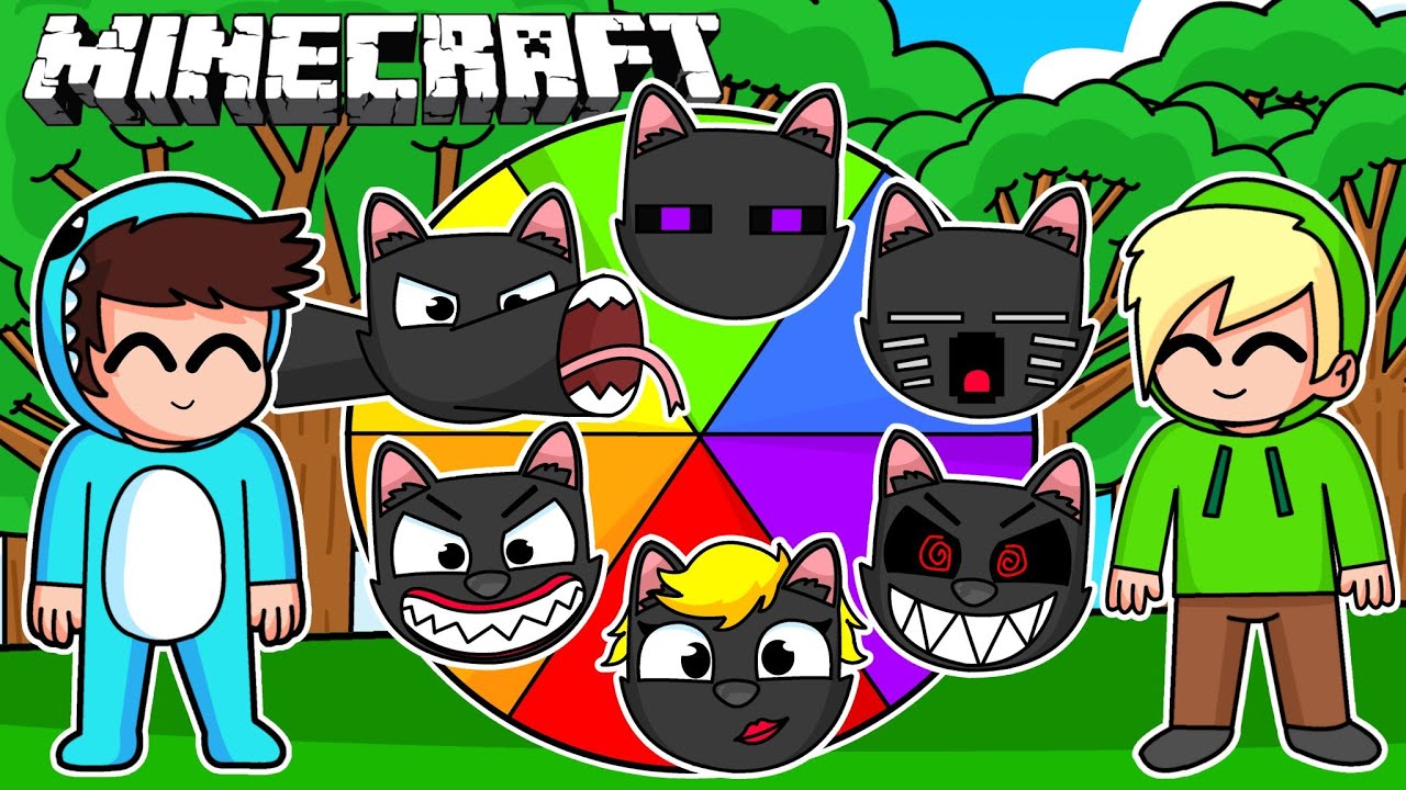 RULETA SORPRESA de CARTOON CAT LEGENDARIOS en MINECRAFT 💥 MILO vs VITA