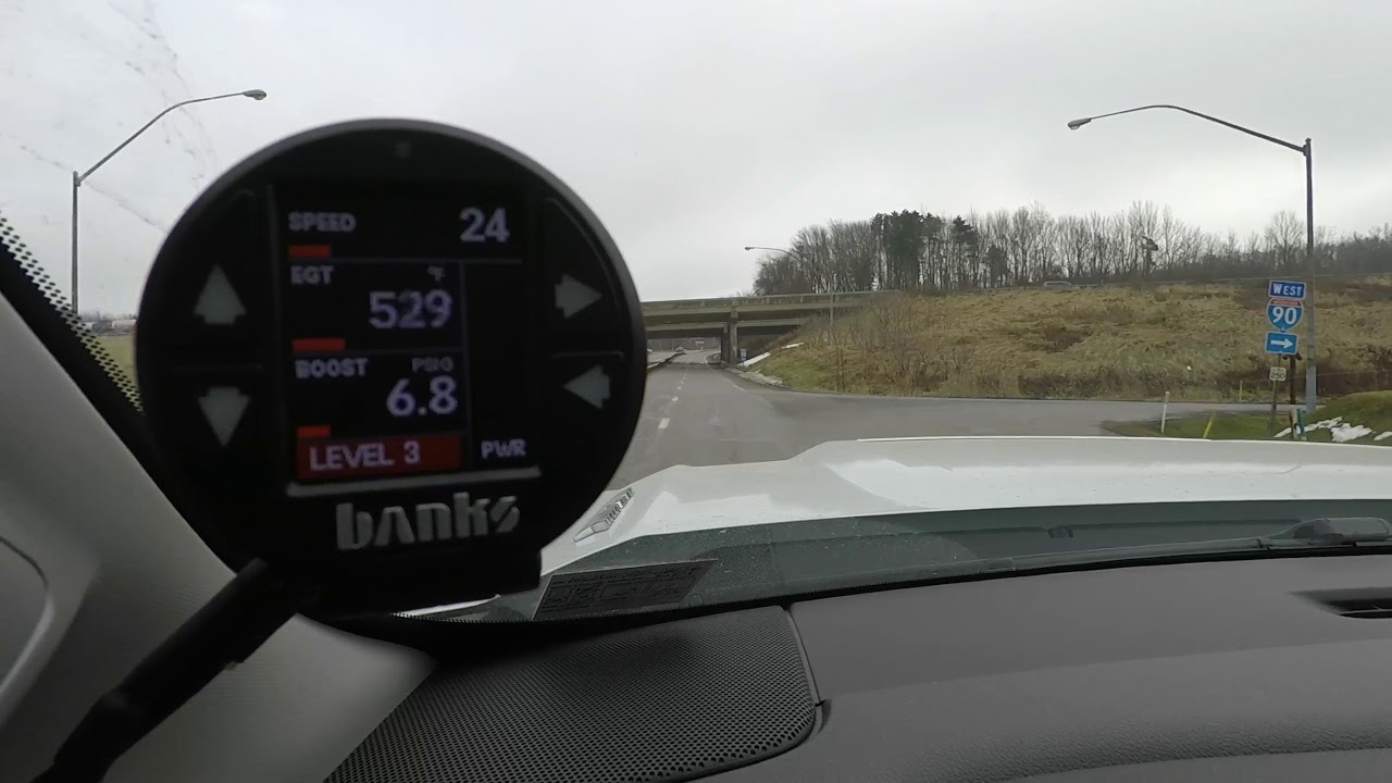 Обзор Banks iDash In Cab Driving на настроенном Derringer L5P Duramax