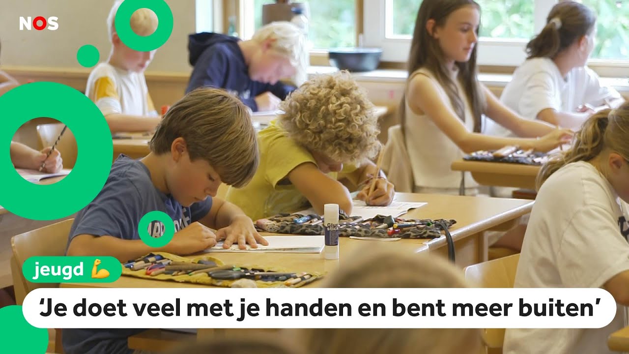 Steeds meer kinderen in Nederland zitten op een vrije school