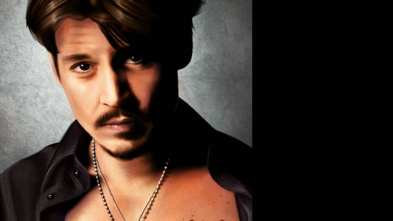 Digital Painting : Johnny Depp (Vegan)