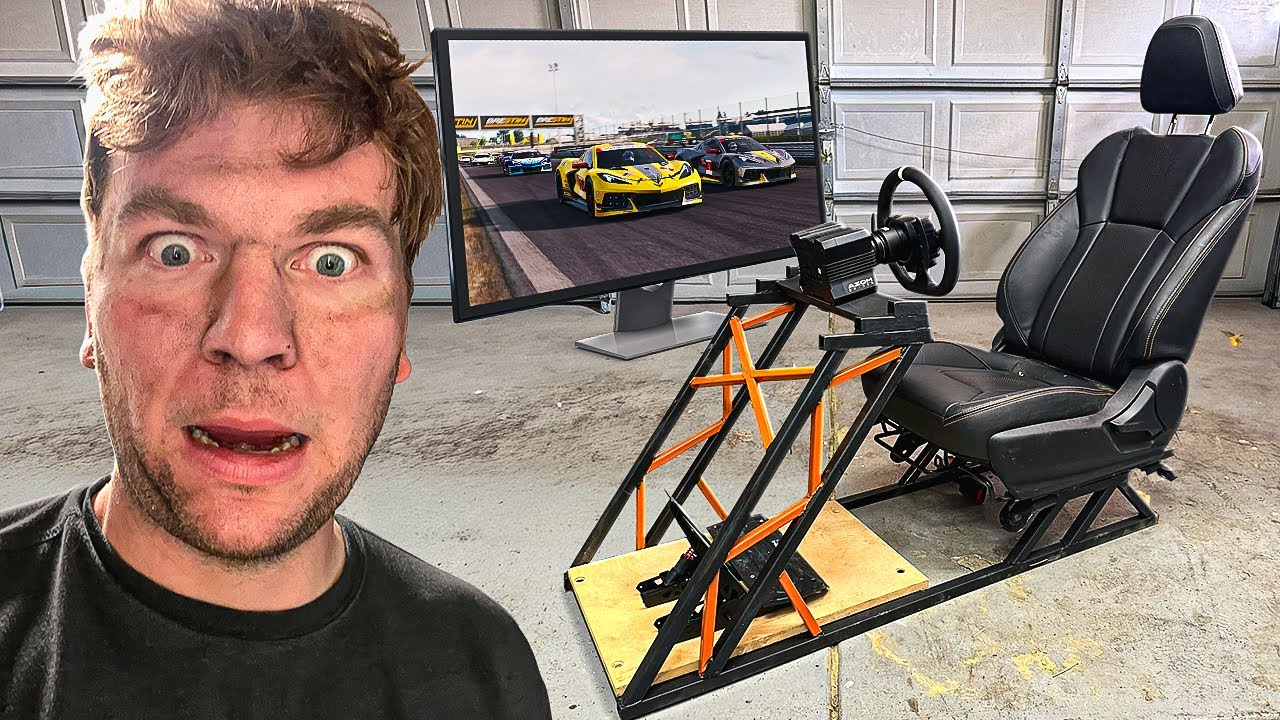 Using a Welder to get better at Sim Racing (DIY sim rig build)