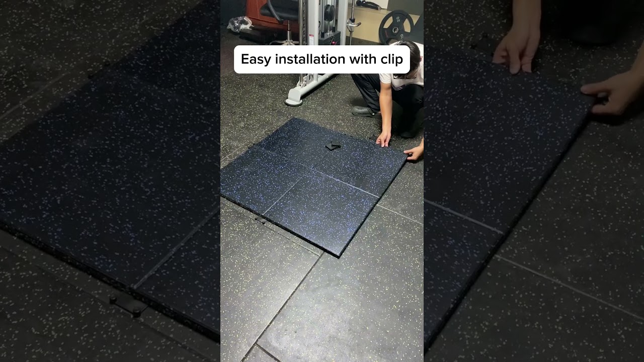 Crossfit gym Rubber floor mat antislip production sale direct #gymequipment #gym #fitness #billiard