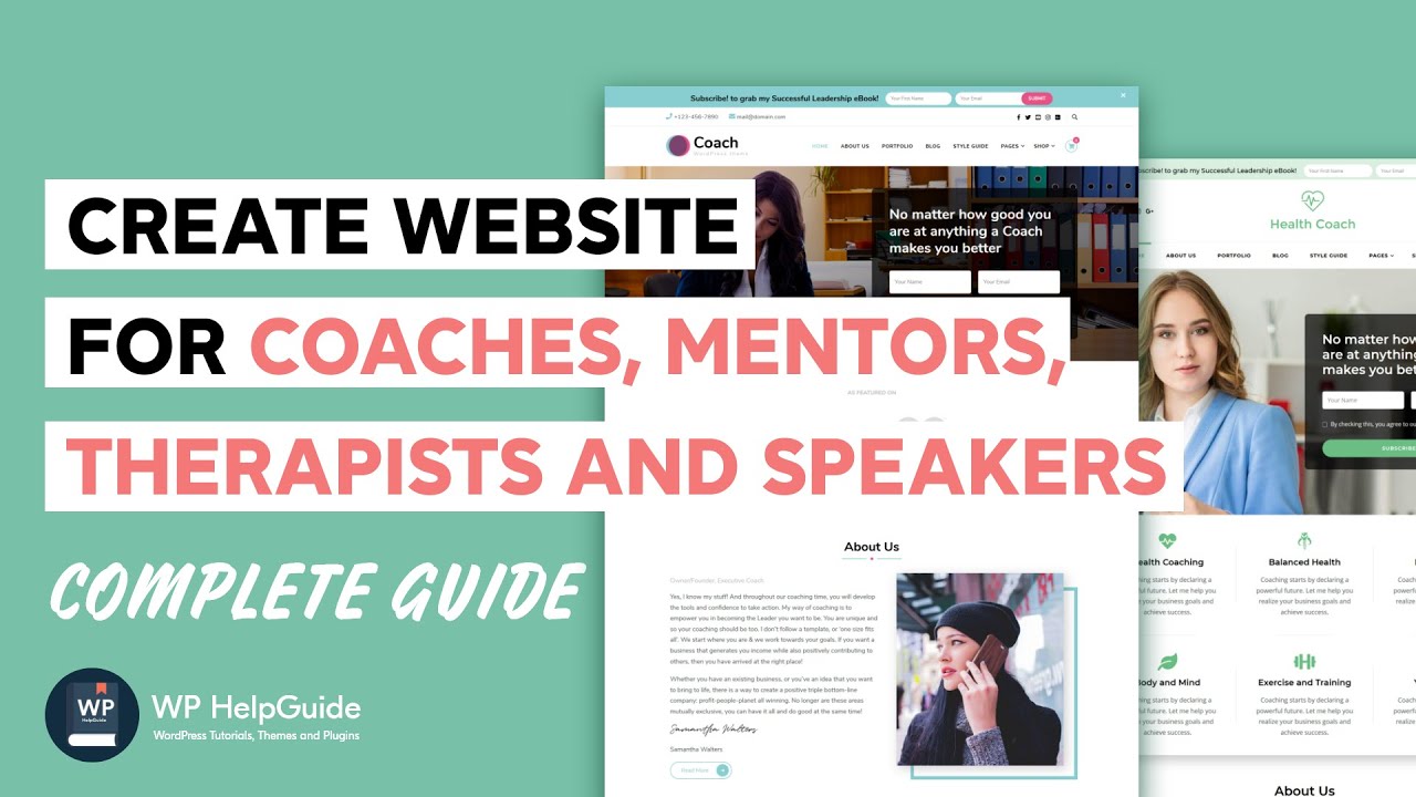 How to Create a Coaching Website | Blossom Coach WordPress Theme