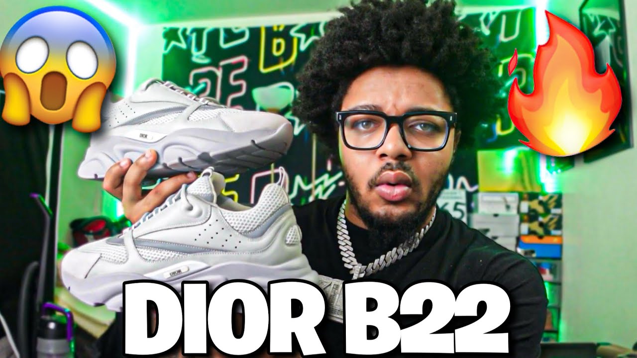 Распаковка Dior B22 «TRIPLE GREY» | Полная распаковка + НА НОГАХ🔥