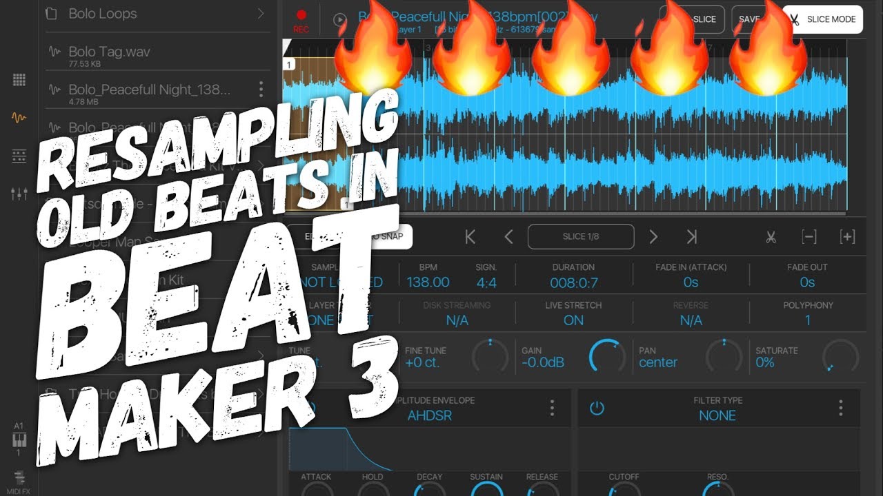 ReSampling Old Beats In Beat Maker 3 + Full Tutorial