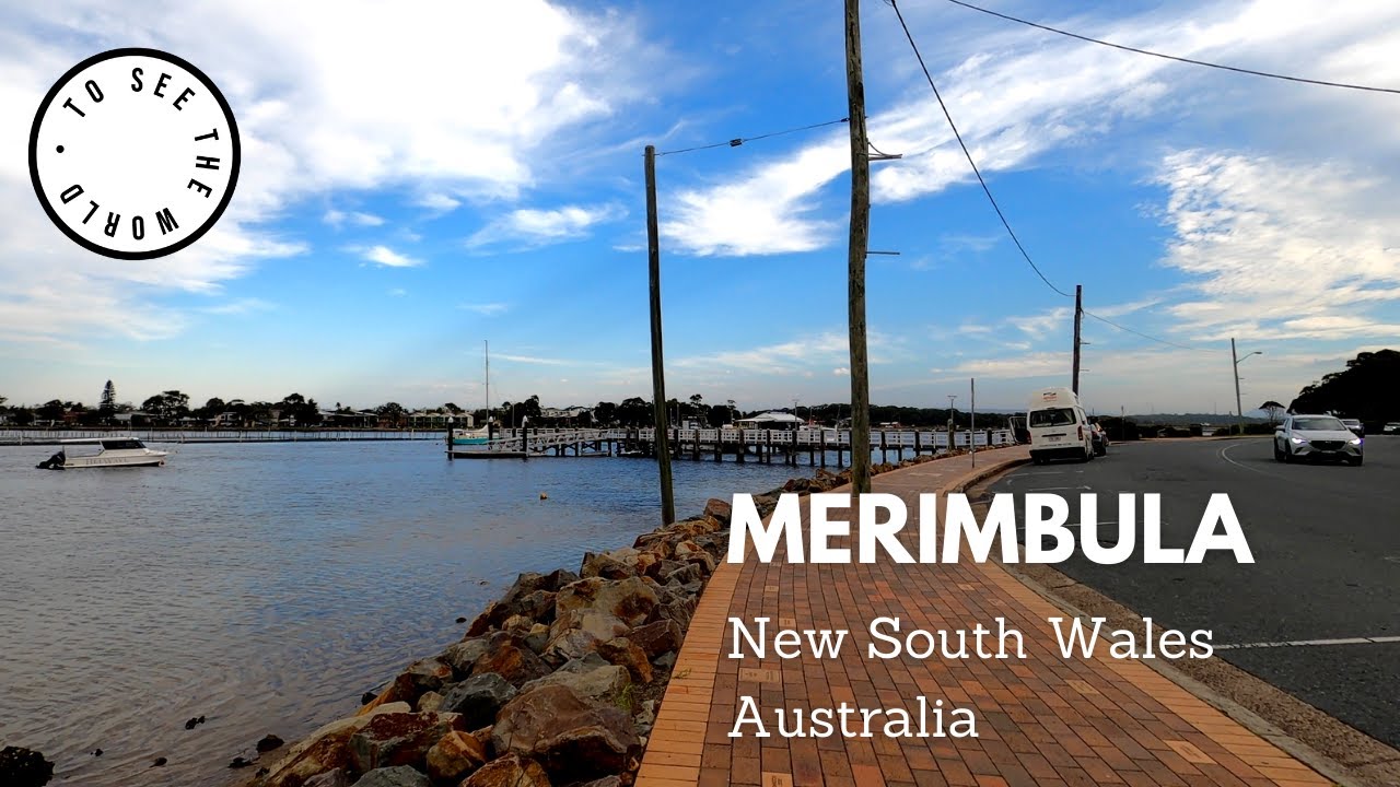 4K - MERIMBULA Esplanade Evening Walk - New South Wales, Australia