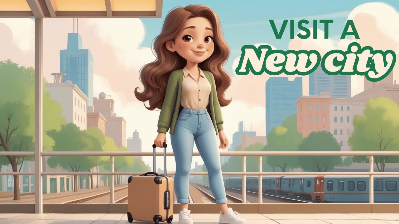 A DAY IN NEW CITY - IMPROVE YOUR ENGLISH - LEARN ENGLISH THROUGH  STORY