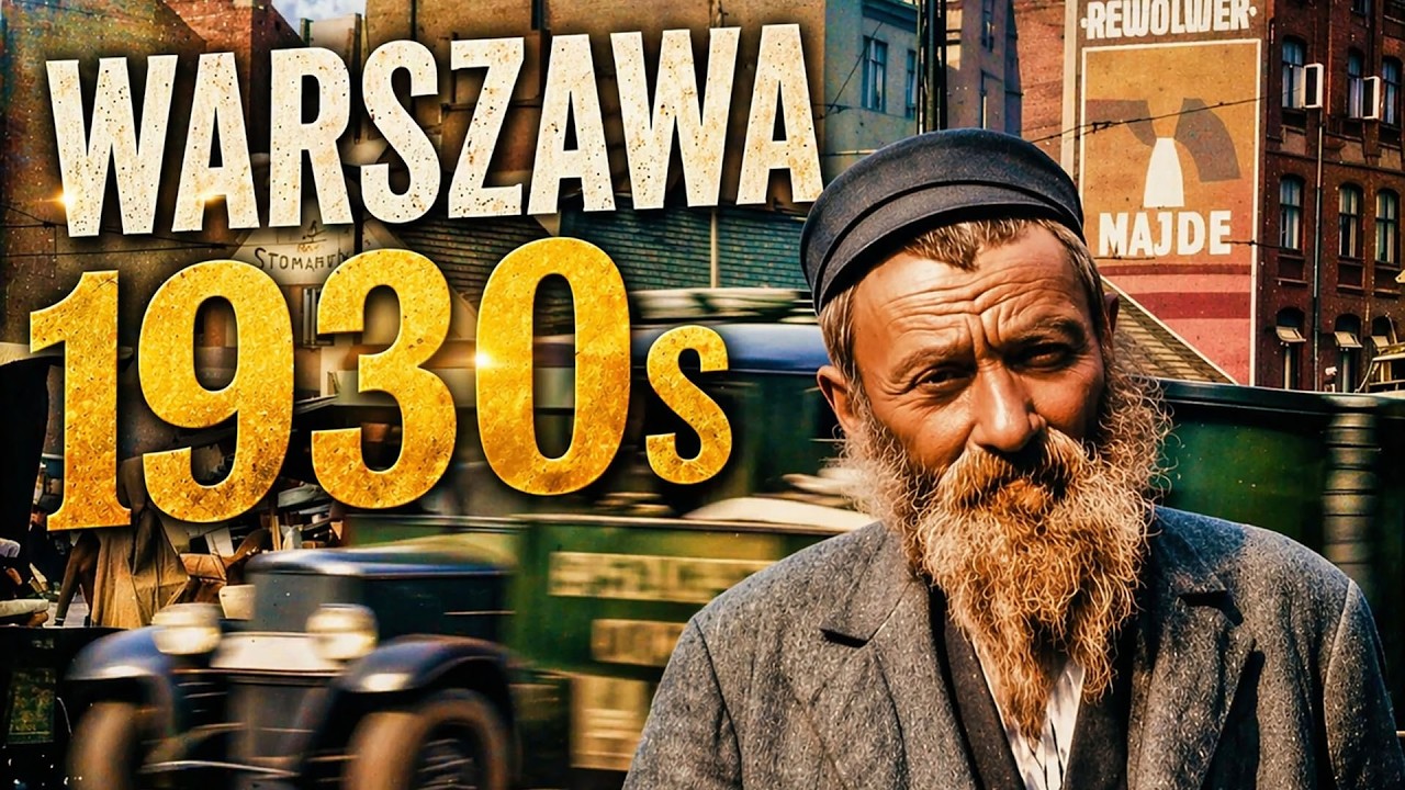 WARSZAWA 1930s | PRE-WAR WARSAW IN COLOUR | WARSZAWA PRZEDWOJENNA W KOLORZE | NOWA WERSJA 2026!