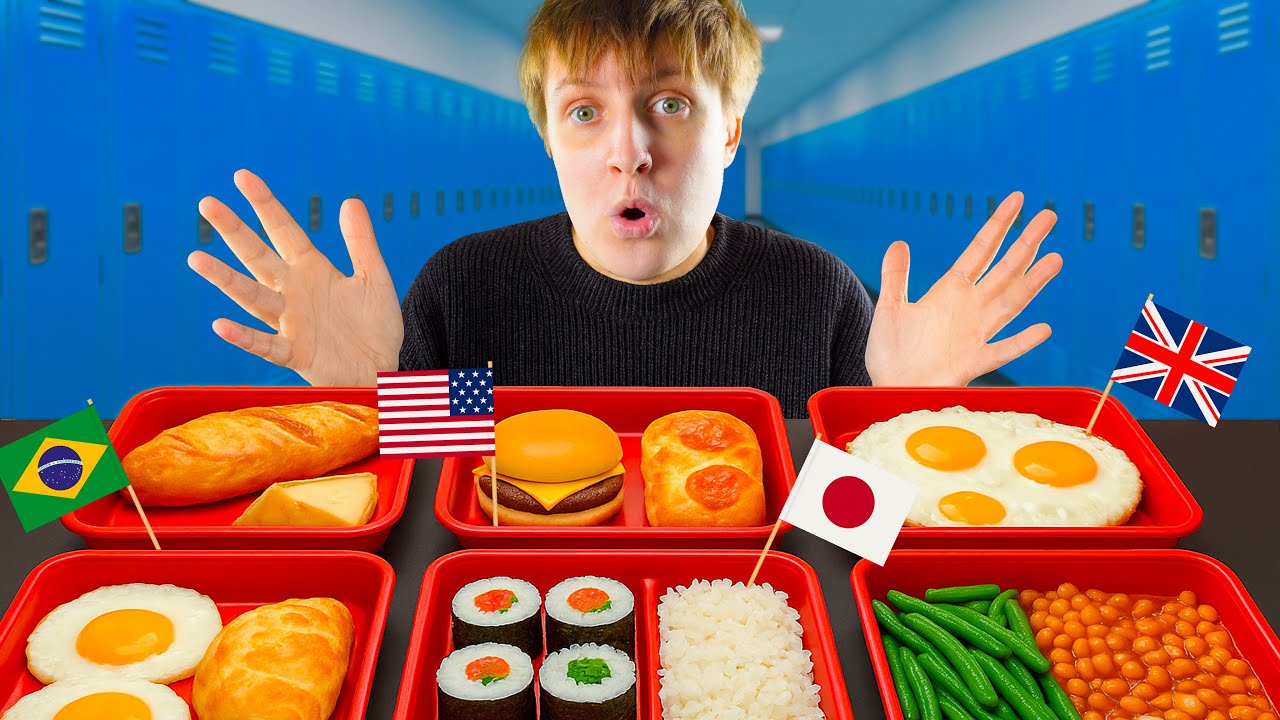 Vyzkoušela jsem školní obědy z různých zemí