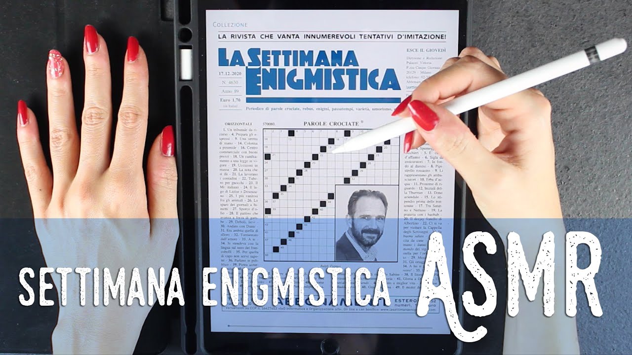 ASMR ita - 📝 ULTIMA SETTIMANA ENIGMISTICA del 2020 (Intense Whispering)